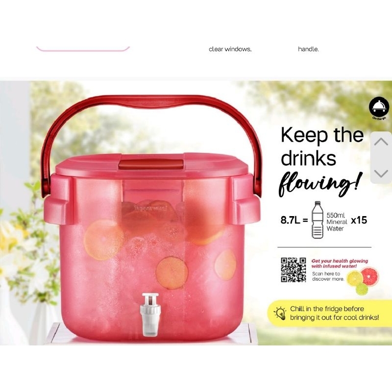 Tupperware Outdoor Cooler 8.7L | Shopee Malaysia