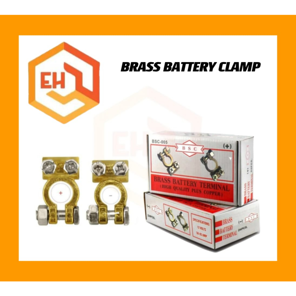 [Ready Stock] BRASS BATTERY CLAMP (+) / BRASS BATTERY CLAMP