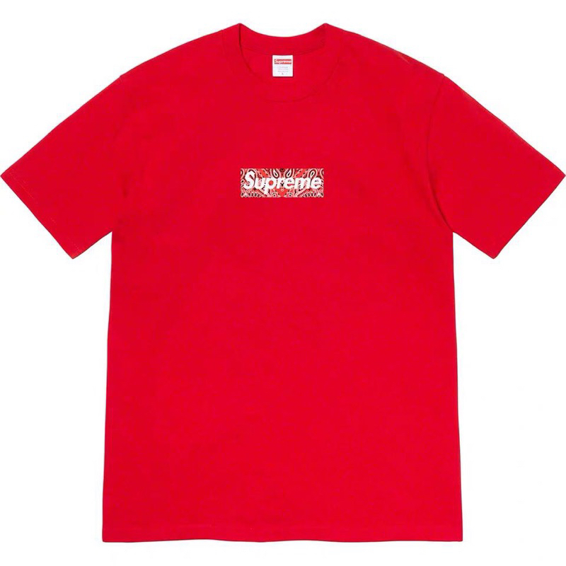 SUPREME FW19 BANDANA BOX LOGO TEE ORIGINAL Shopee Malaysia