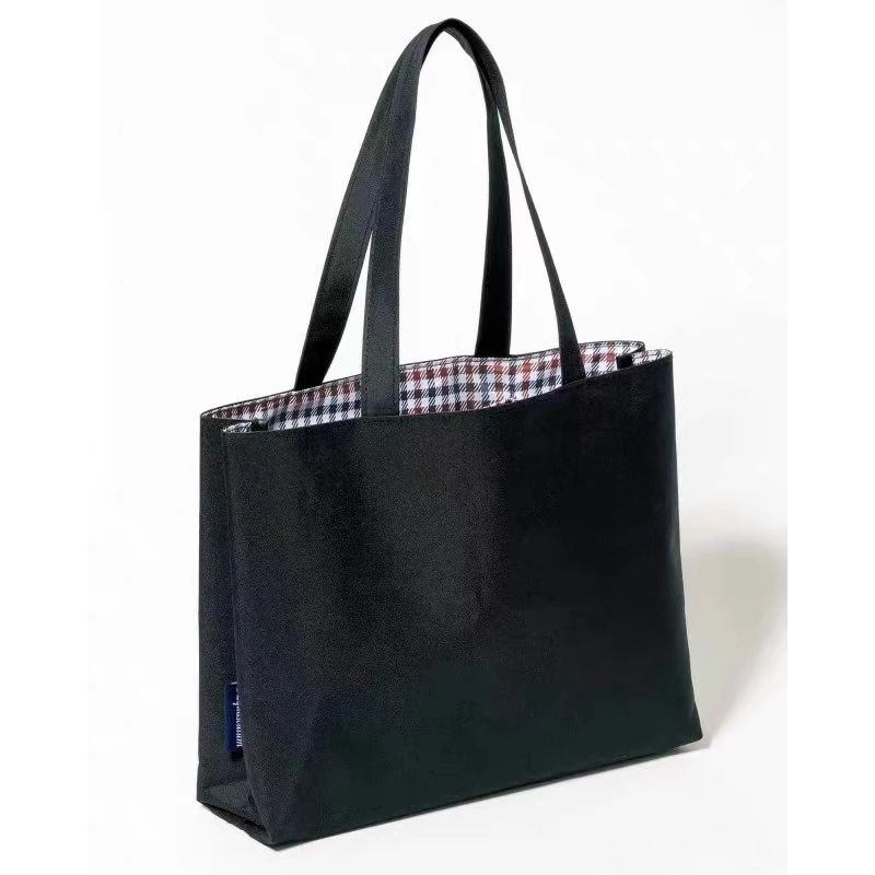 Japan Magazine Aquascutum England Style Simple Checker Large Ladies