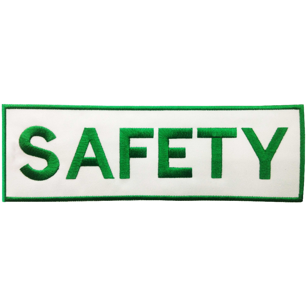 Embroidery Logo Badge Patches On for Safety Coverall & Jacket - Logo ...