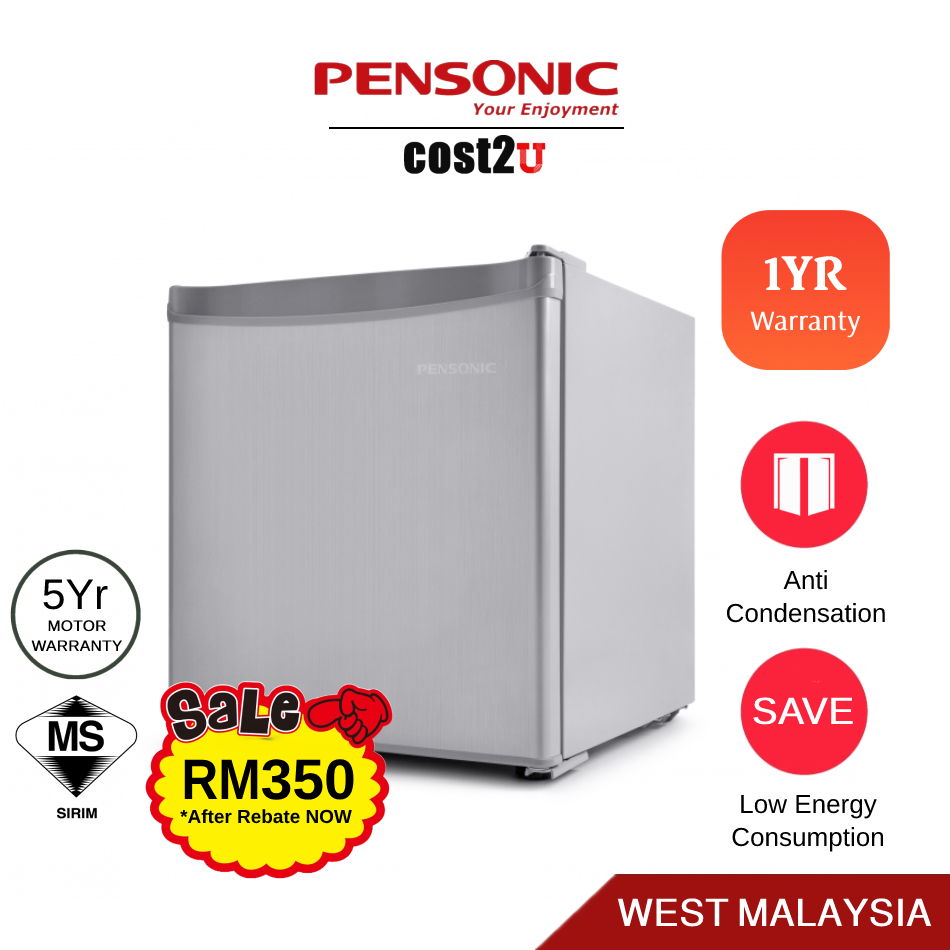Local Malaysia 45L Mini Bar Mini Fridge Mini One Door Refrigerator