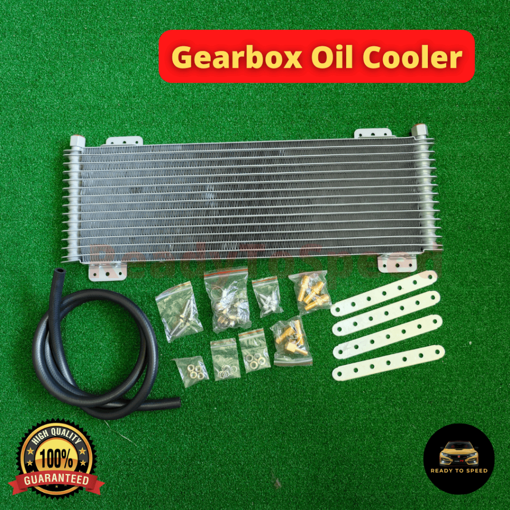 UNIVERSAL Heavy Duty Long ATF Cooler Transmission Cooler Gearbox Oil Cooler 15 Rows Complete Set