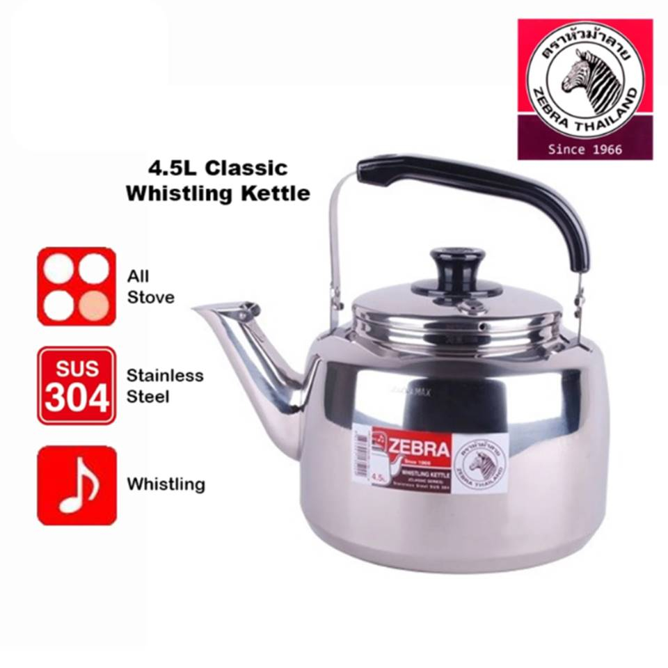 ZEBRA /MY DOT STAINLESS STEEL CLASSIC KETTLE WHISTLING KETTLE CEREK
