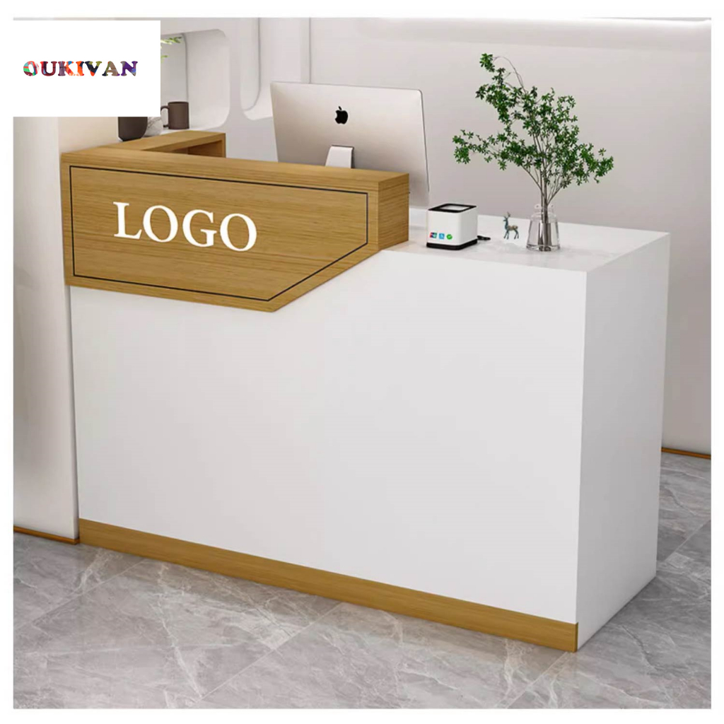 Modern Counter Kaunter Cashier Reception Front Desk With Drawer Storage ...