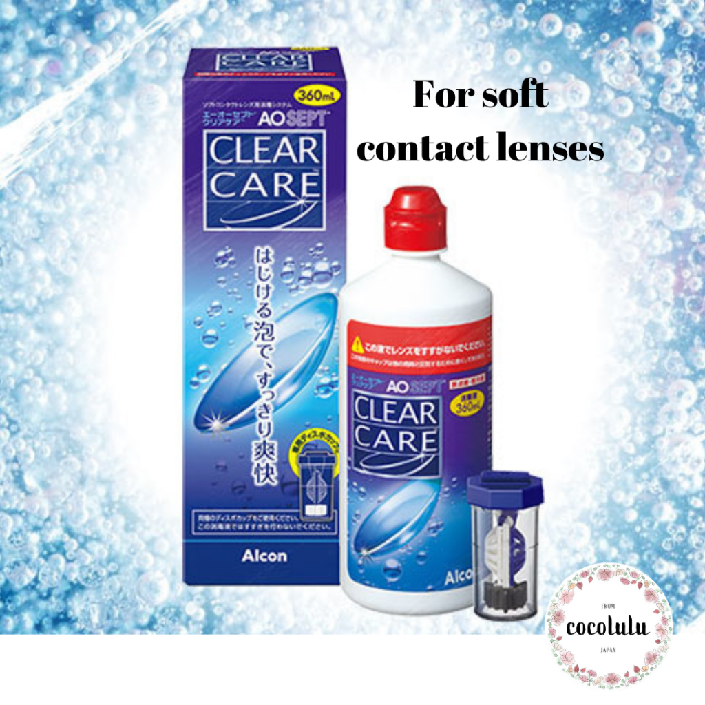 AO Sept Clear Care 360ml / For soft contact lenses / Preservative