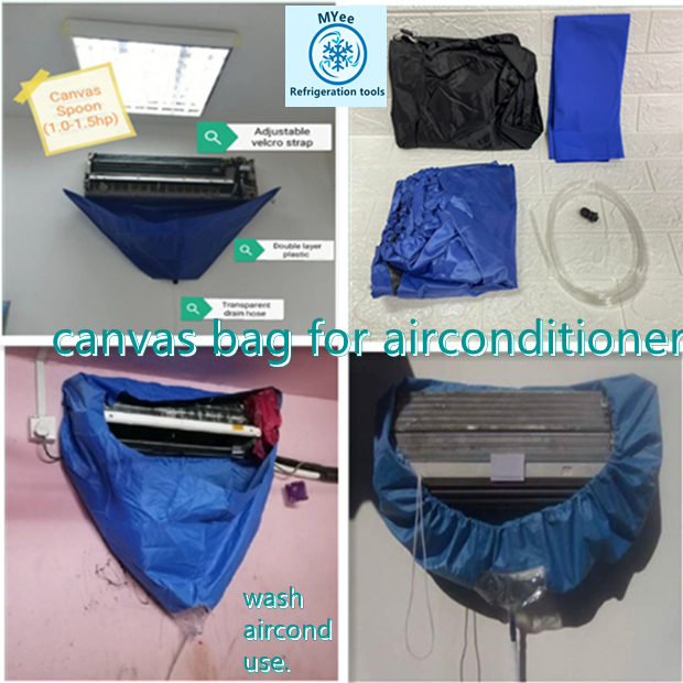 canvas bag airconditioner service cleaning bag wall mounted aircond
