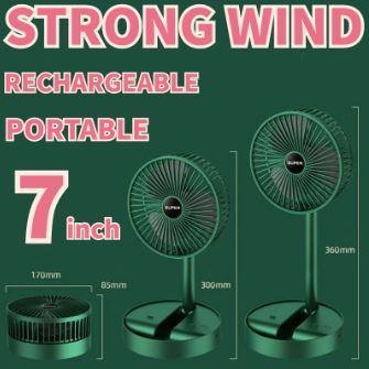 Foldable Storage Mini Extentable Fan Desktop Multifunction For Vehicle ...