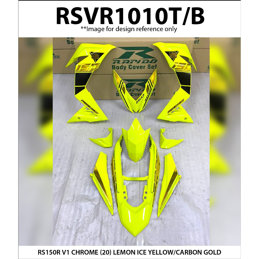 Honda RS150 RS150R V1 CHROME (20) Cover Set Sticker Tanam Rapido New ...