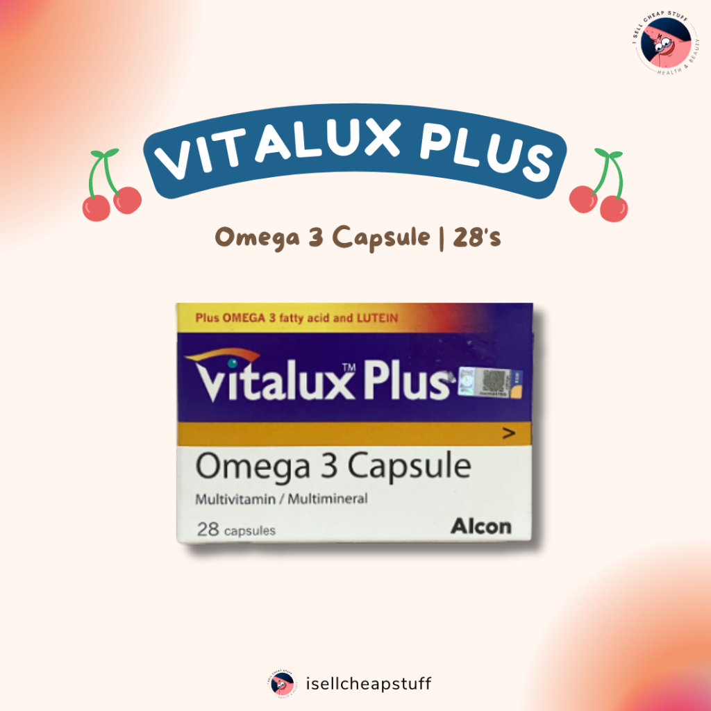 Vitalux Plus Omega 3 | Shopee Malaysia