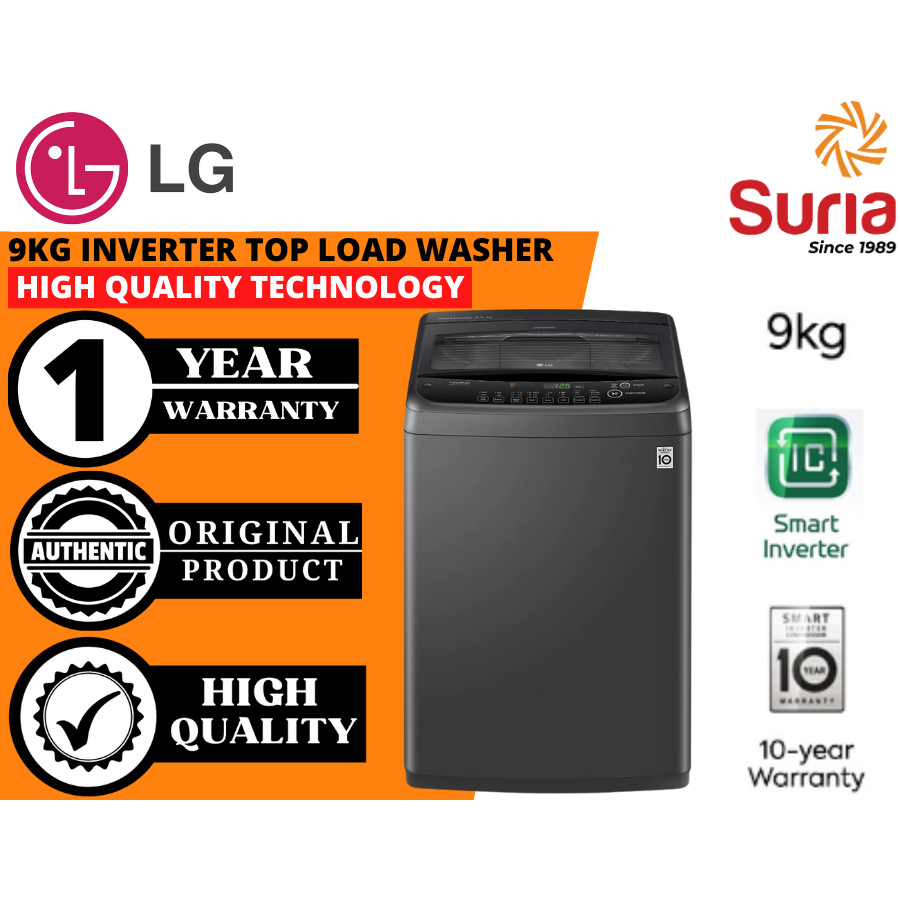 (Free Delivery Penang,Kedah & Perlis)LG 9kg Top Load Washing Machine