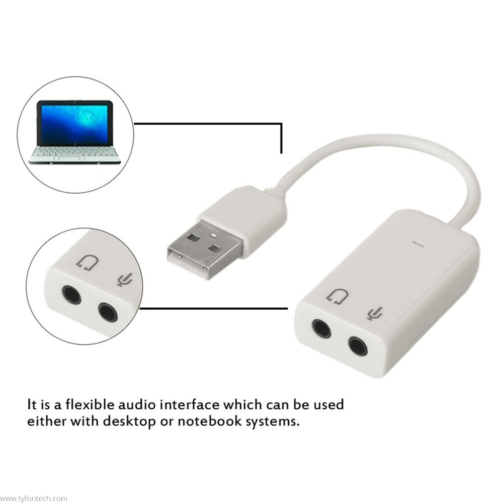 PROBEX USB SOUND ADAPTER 2.0 USB SPEED HI-FI SOUND QUALITY (CARD-SND ...