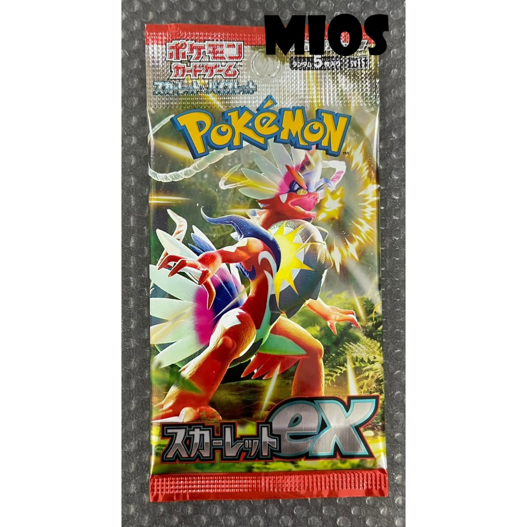 Ready Stock Pokemon Tcg Japanese Pokemon Scarlet Ex Booster Pack