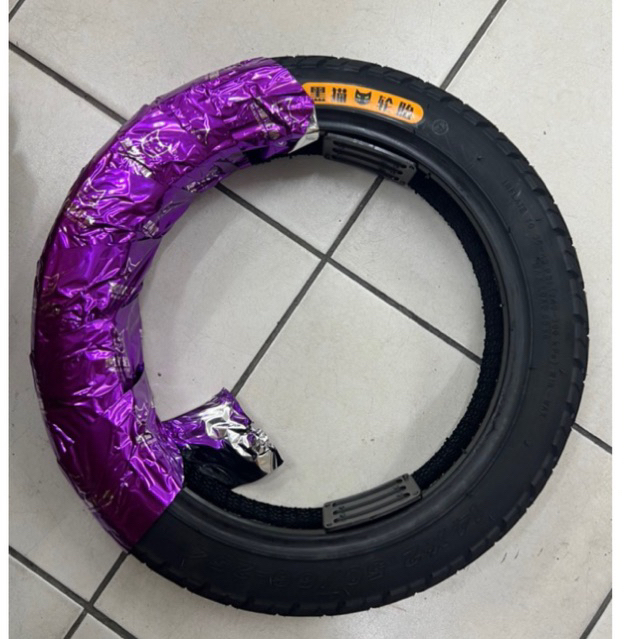 14x2.125/2.50 Butyl Rubber Inner Tube With A Bent Valve Stem For Electric Bike