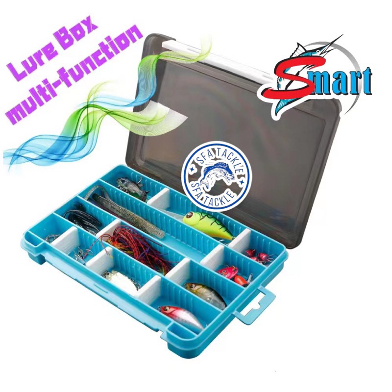 SMART SIDED FISHING BOX SOFT FROG BAIT LURE BOX STORAGE PECIL MINNOW