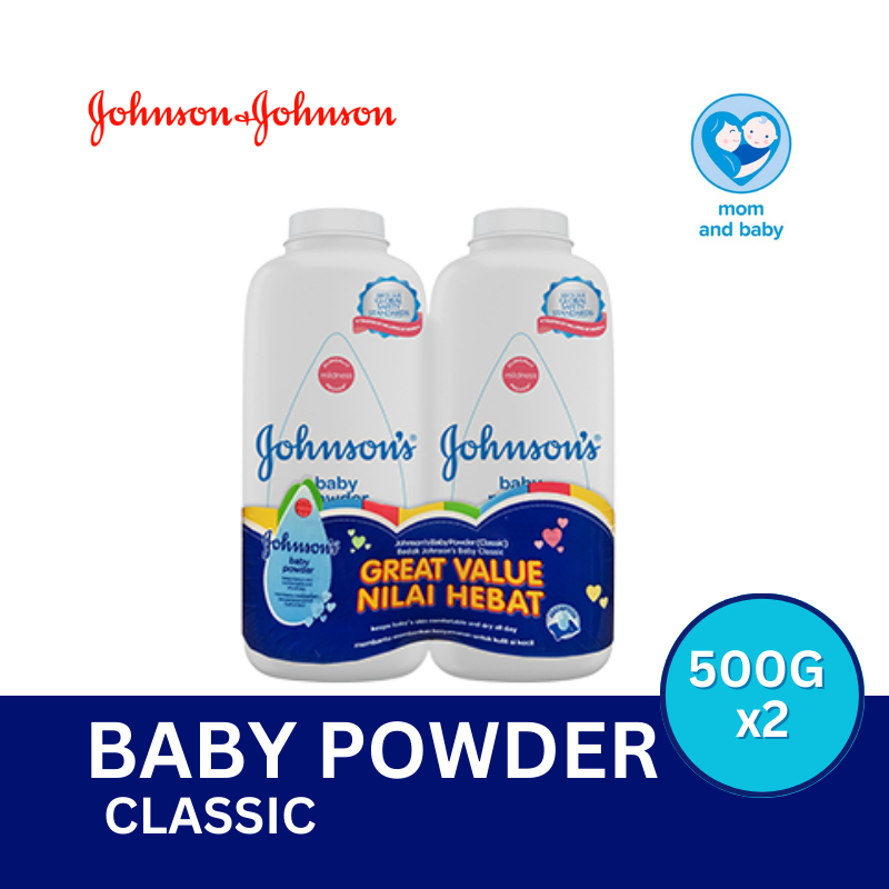 Johnson's Baby Powder (500g x 2) Shopee Malaysia