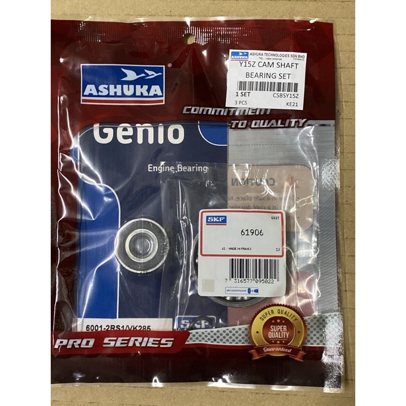 LC135 / Y15ZR / Y15 Y16 NMAX NVX CAM BEARING SKF 6001 6906 6904 wave110