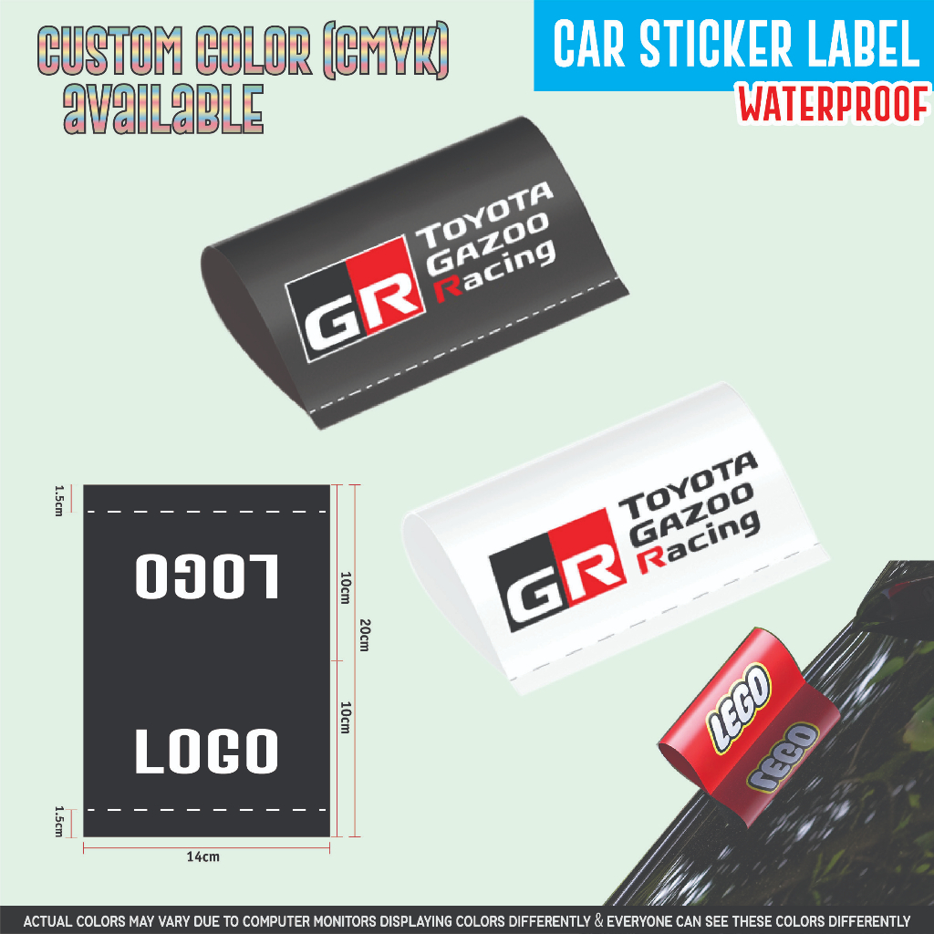 Car Door Label Sticker Car Exterior Decoration Sticker Label Tag Hot ...