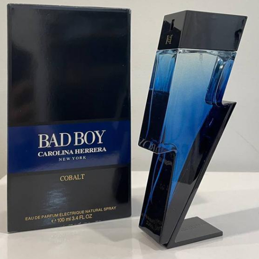 100% Original Carolina Herrera Bad Boy Cobalt Edp Électrique 100ml Men 