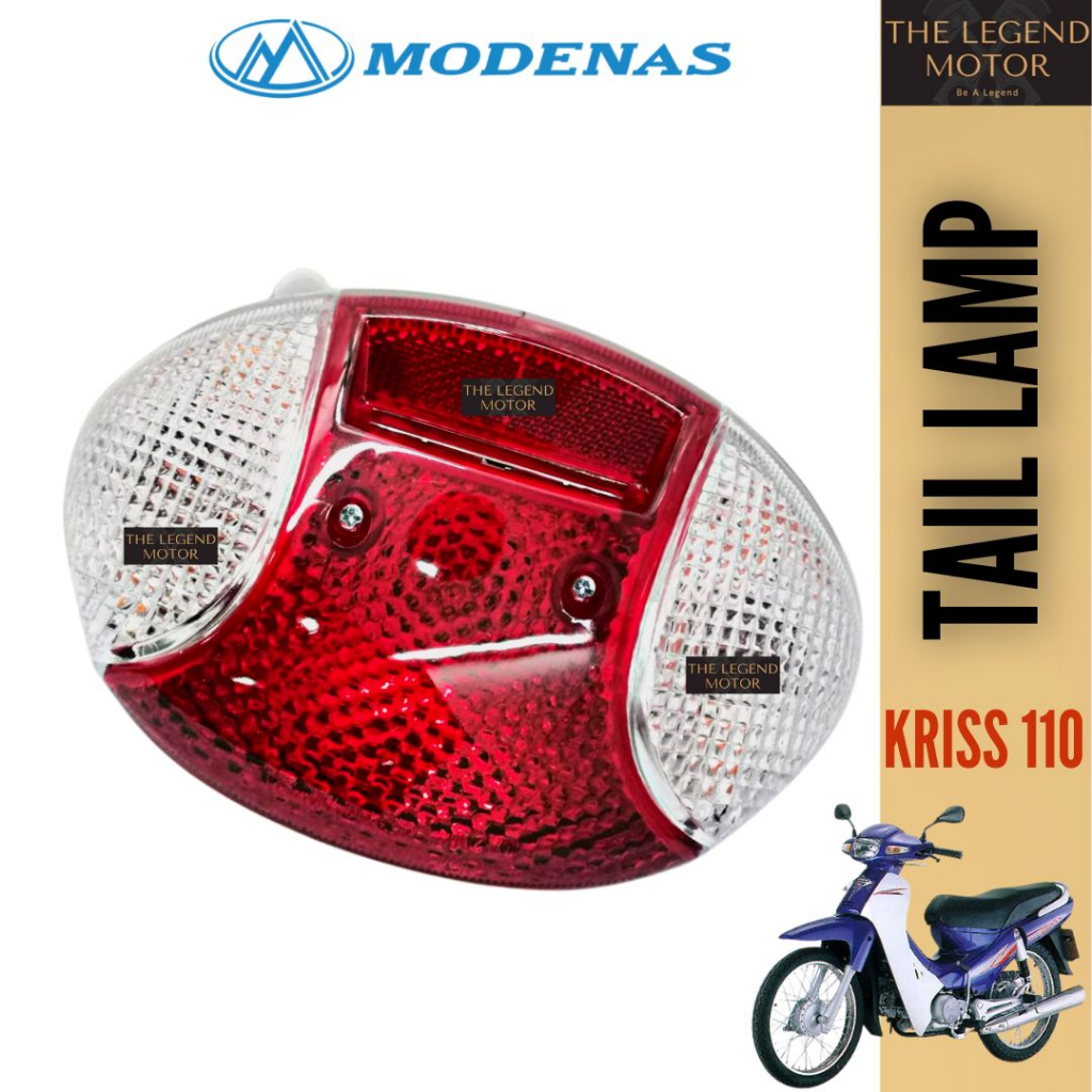 Kriss 1 Kriss 2 Kriss110 Smoke Headlamp Front Signal Lampu Depan Head Lamp Tail Light Belakang 4176