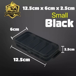 new fishing tackle box 20.5*14.5*2.5cm plastic