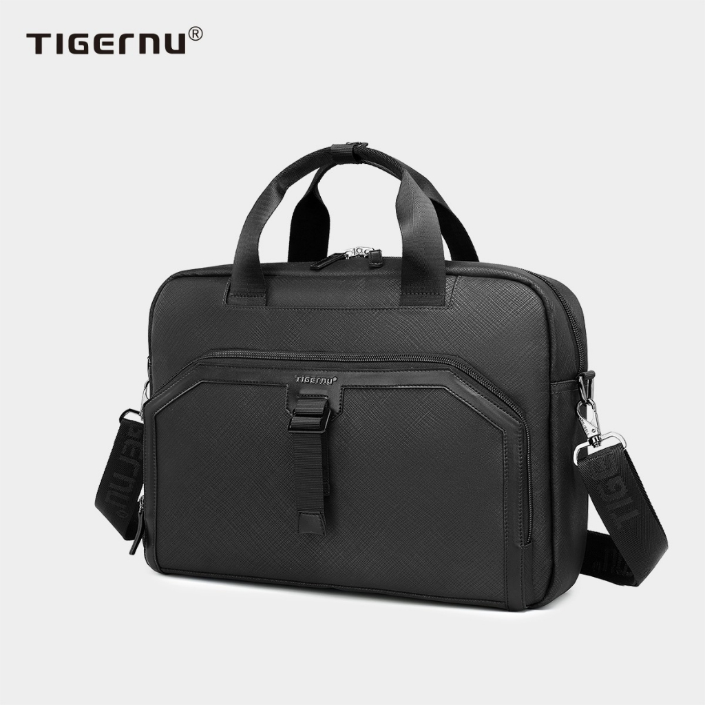Tigernu Water Resistant Briefcase Document Sling Bag Office Bag Laptop Bag Business Bag