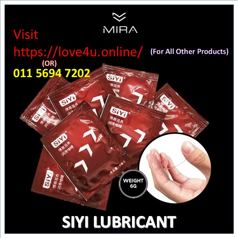Sex SIYI Jelly Minyak Sex Toy 6g Personal Water Soluble Lubricant Oil Minyak Pelincir Gel Lube Seks 