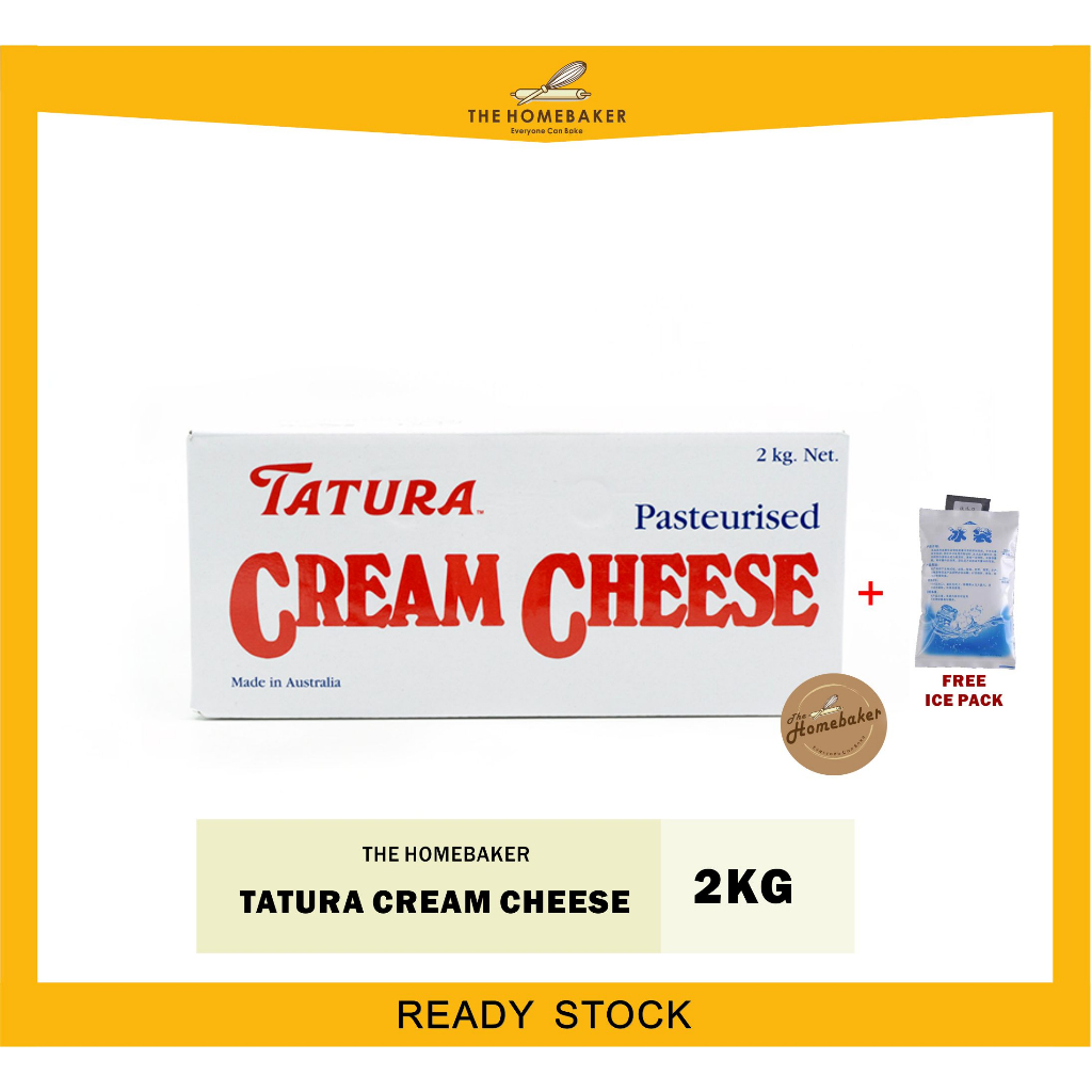 Bega Tatura Cream Cheese / Tatura Cheese / Bega Cheese 2KG / 奶油乳酪 / HomeBaker / Halal Shopee