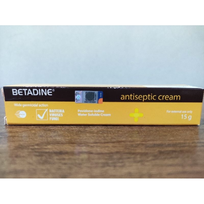 Betadine Antiseptic cream 15gm(exp8/2025) Shopee Malaysia