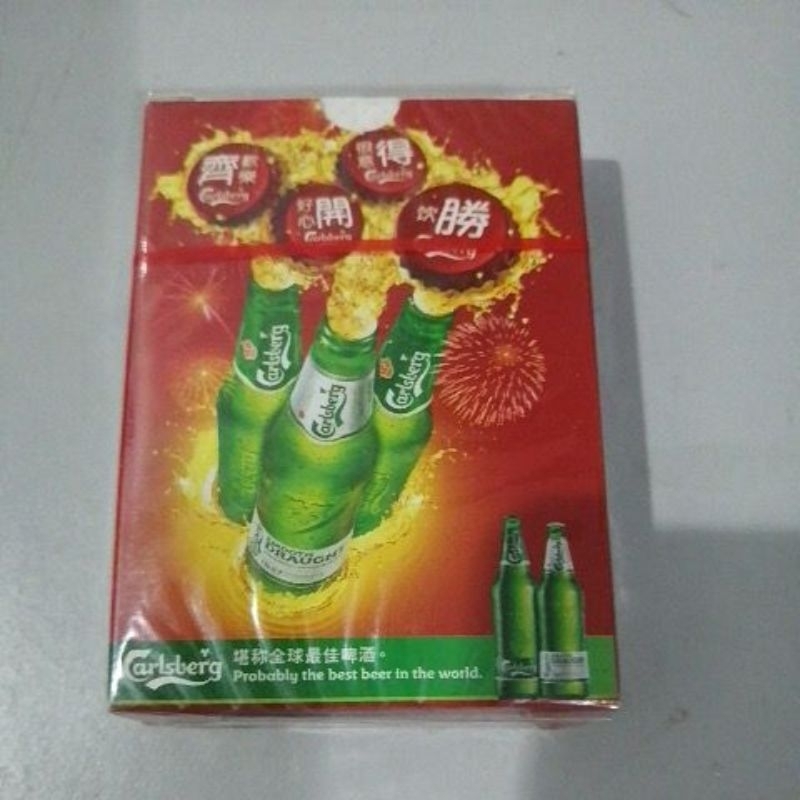 carlsberg poker card/card game/limited edition Shopee Malaysia