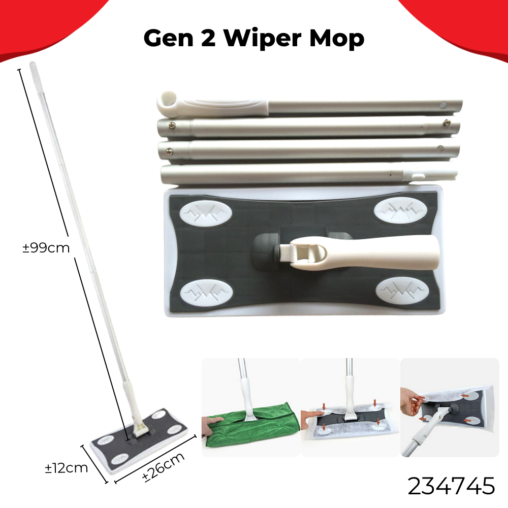 SUPERSAVE Super Wet Mop Wiper Floor Mops Wipes Dust Removal Disposable