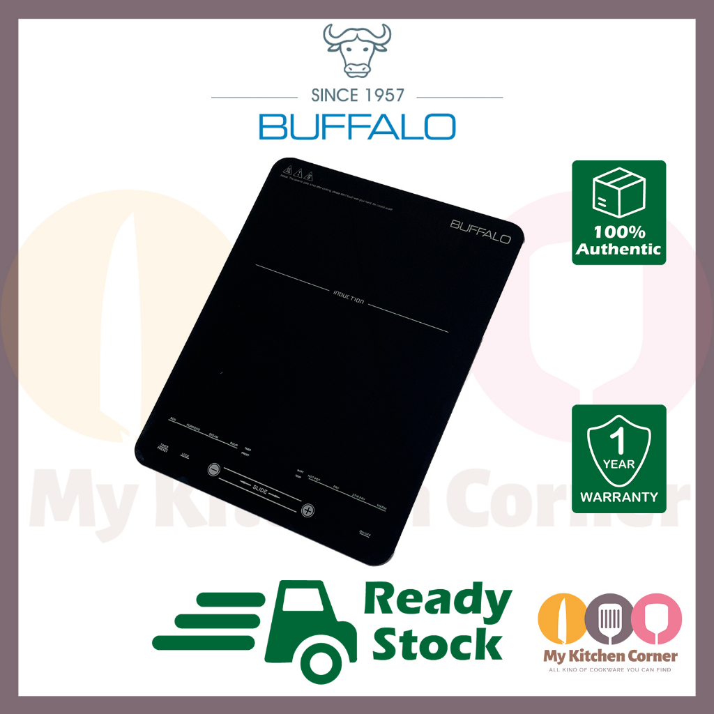 BUFFALO 牛头牌 Electric Induction Cooker LED Touch Screen Waterproof ...