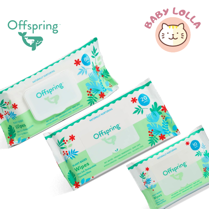 OFFSPRING PlantBased Baby Wipes 10ct, 20ct & 80ct Shopee Malaysia