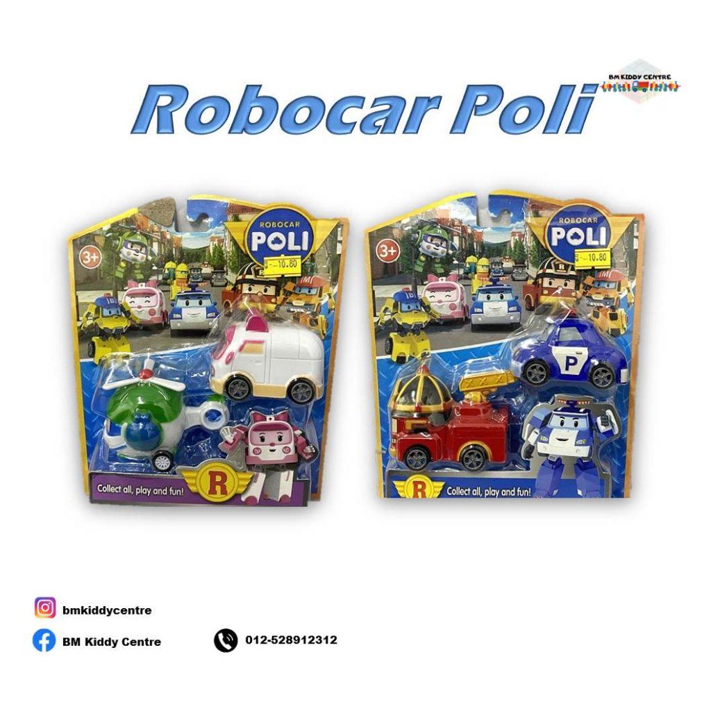 Robocar Poli Toy Vehicle Collection Toy | Shopee Malaysia