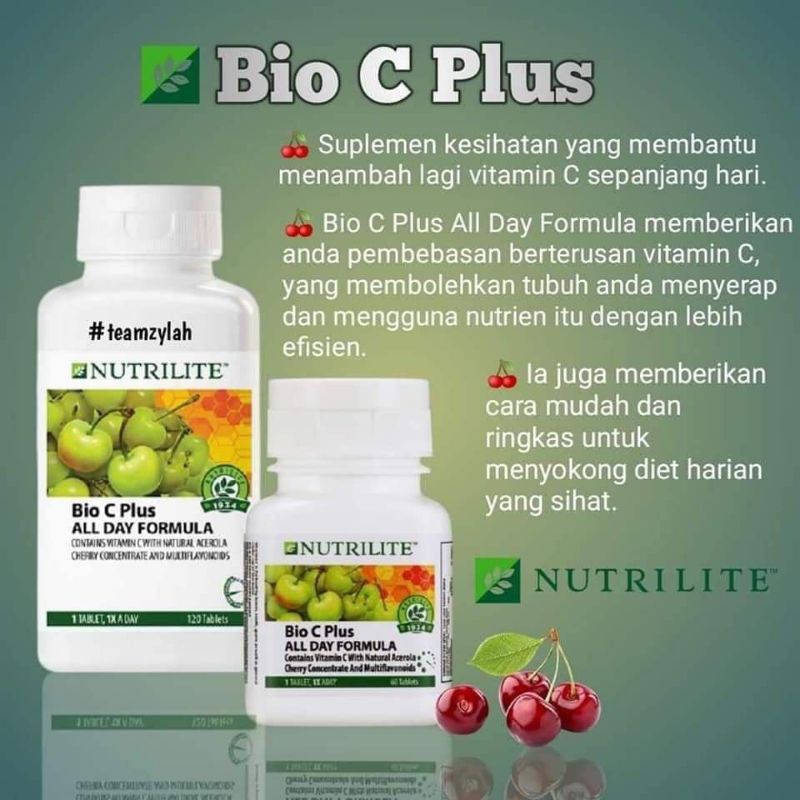 Nutrilite Bio C Plus All Day Formula (60 tab) | Shopee Malaysia