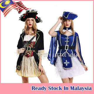 Malaysia Seller ~ Pirate Costume Set B For Adult