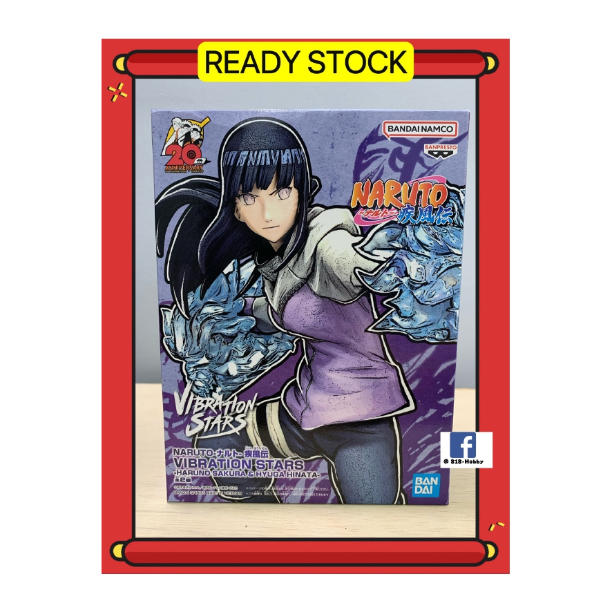 BANPRESTO NARUTO SHIPPUUDEN [HINATA] VIBRATION STARS 100 ORIGINAL
