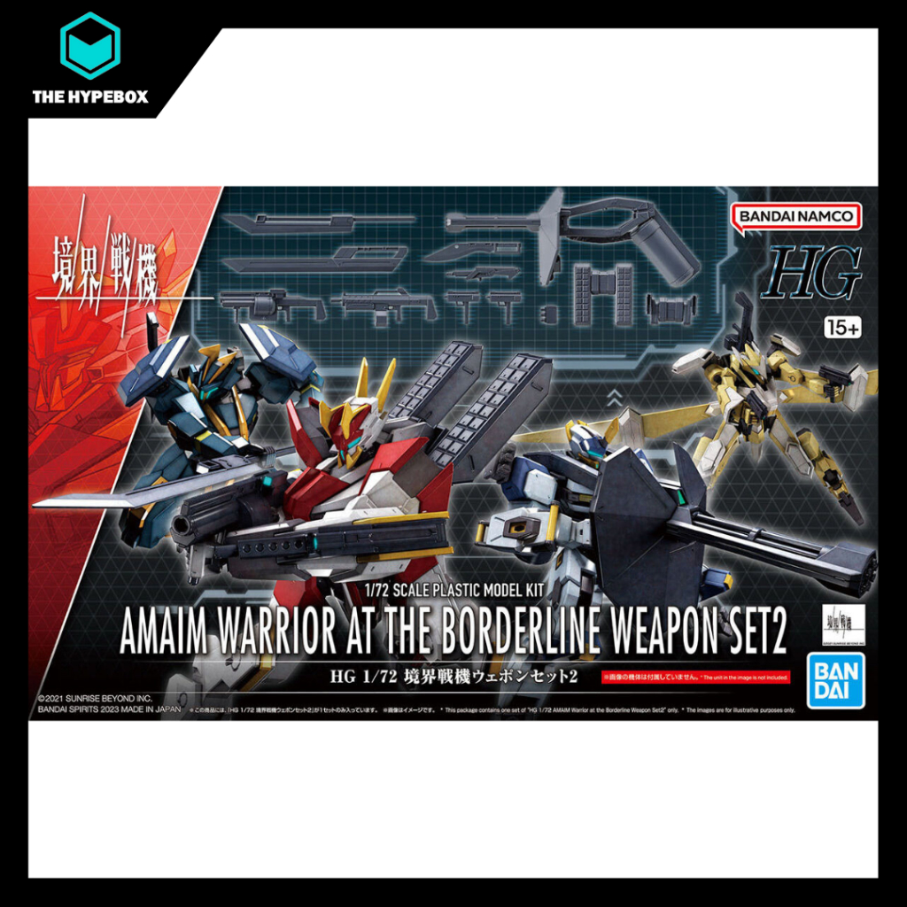 BANDAI - HG 1/72 AMAIM WARRIOR AT THE BORDERLINE WEAPON SET 2 - AMAIM ...