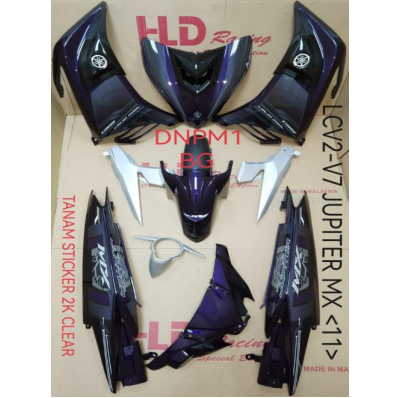 JUPITER MX YAMAHA LC135 V2 / V6 / V7 COVER SET TANAM STICKER 2K CLEAR ...