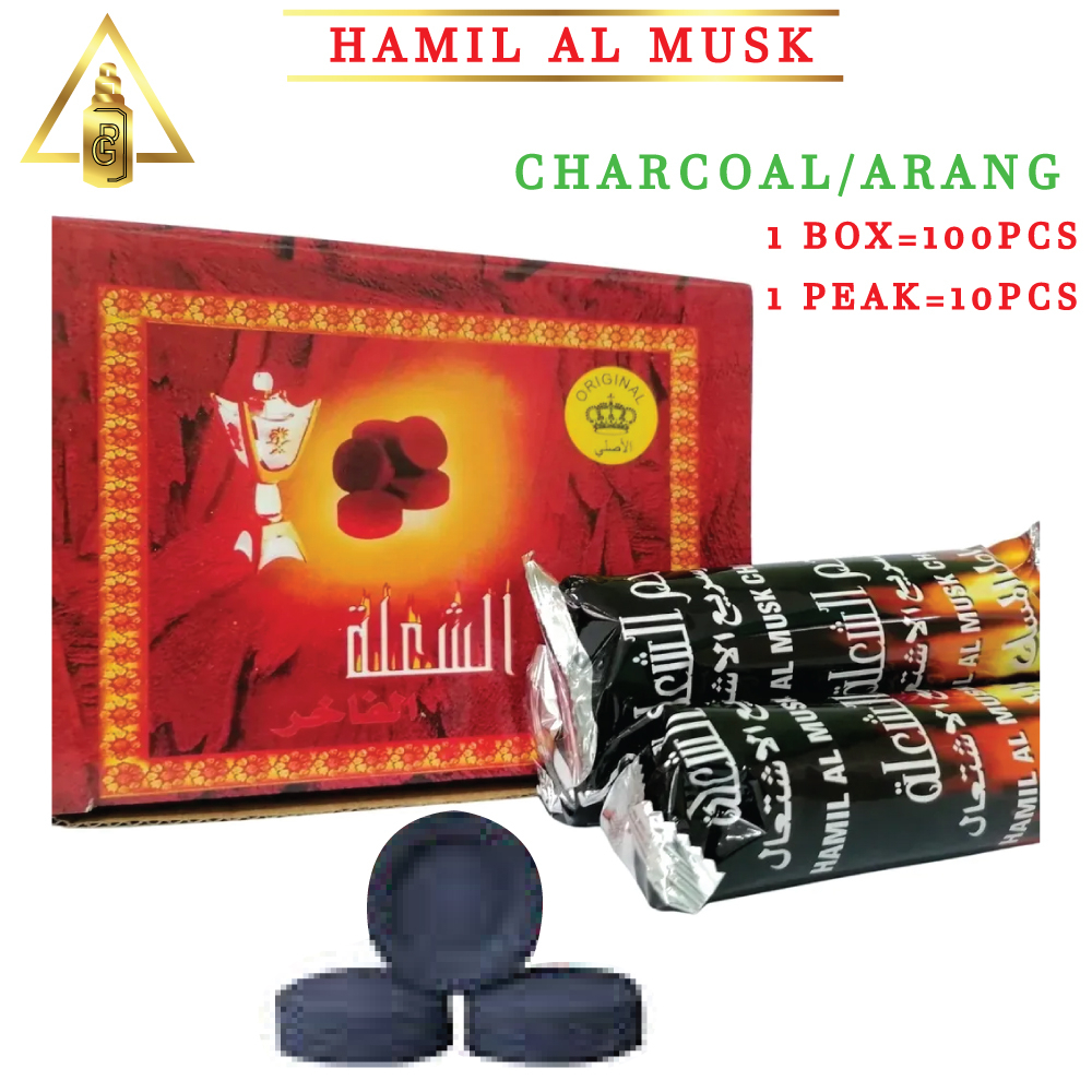 Hamil Al-Musk Charcoal /ARANG/FRAGRANCE 1 BOX IN SIDE HAVE 100PCS/1 ...