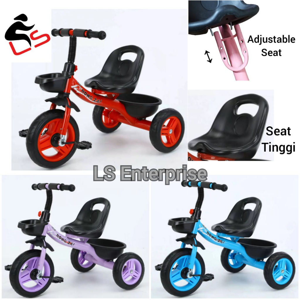 LS Kids Tricycle 3Wheels Sport Basikal Budak 3 Roda | Shopee Malaysia