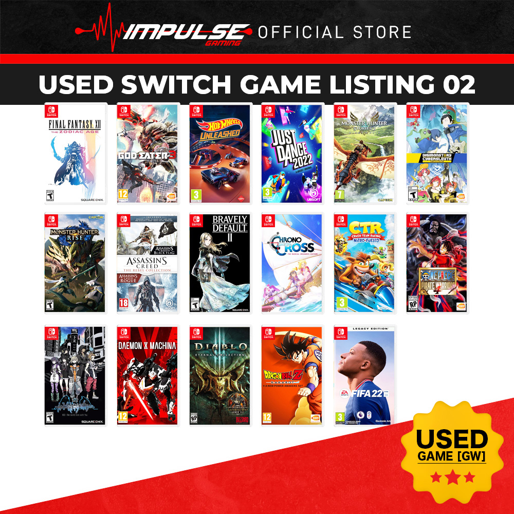 GW Branch Listing 1 - NSW Nintendo Switch Used Game - Zelda/Arceus ...