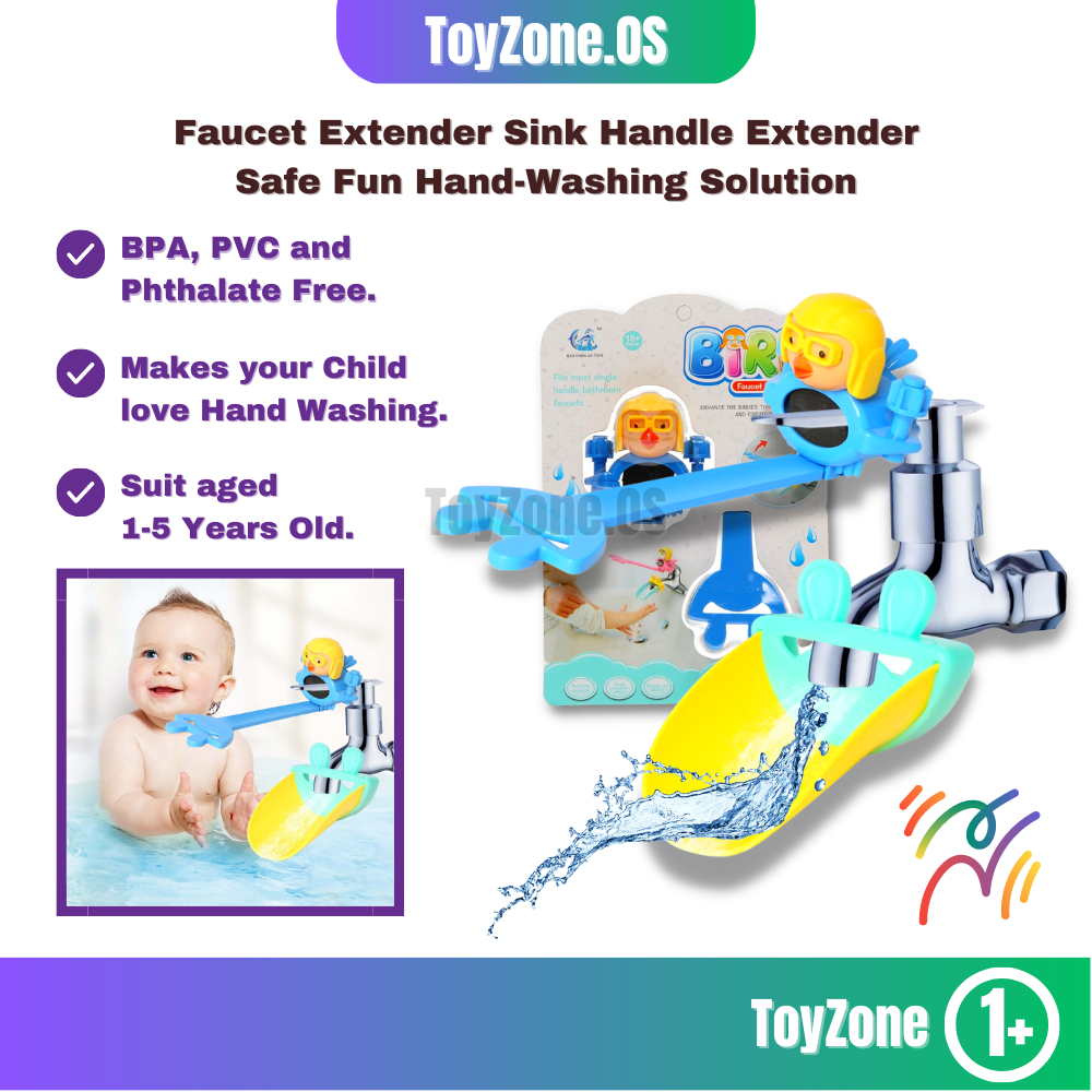 Cartoon Faucet Extender Sink Handle Extension Toddler Faucet Extender