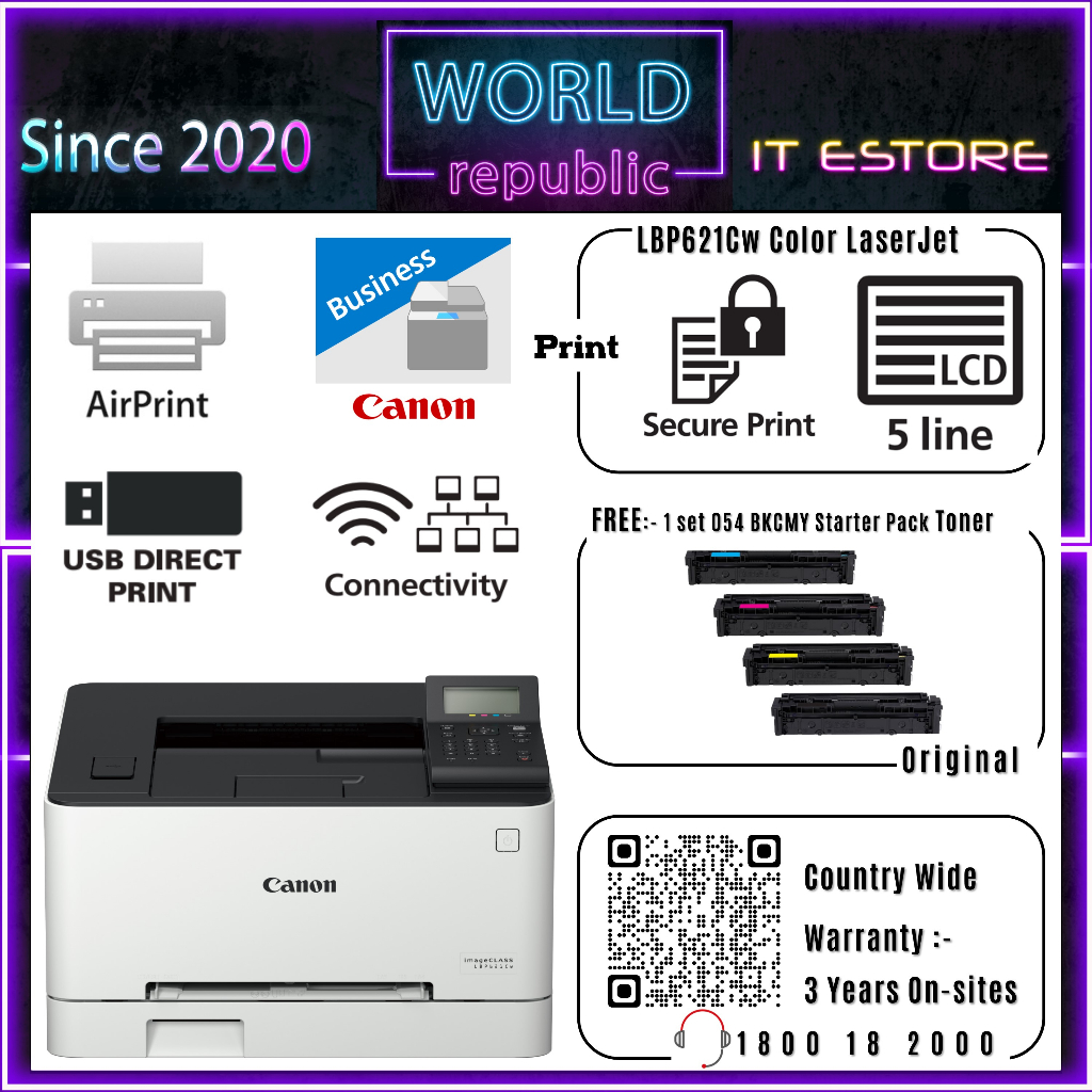 Canon Color LaserJet Printer imageCLASS LBP621Cw Create