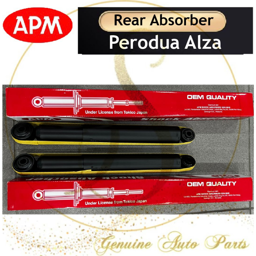 (100% ORIGINAL) APM PERODUA ALZA BELAKANG REAR ABSORBER RR GAS SHOCK ...