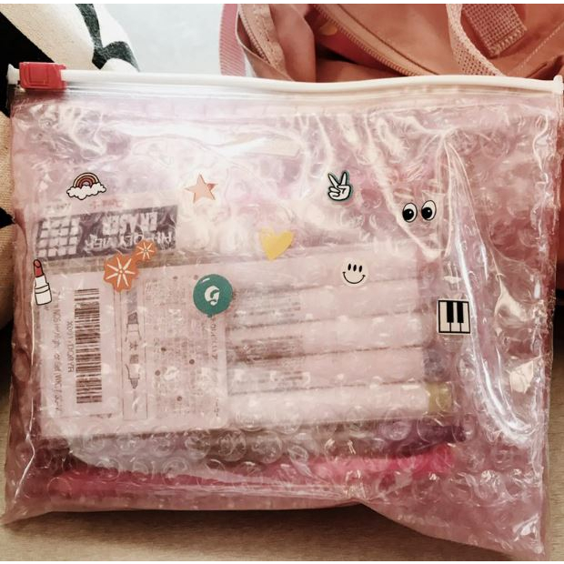 Glossier ziplock bag hotsell