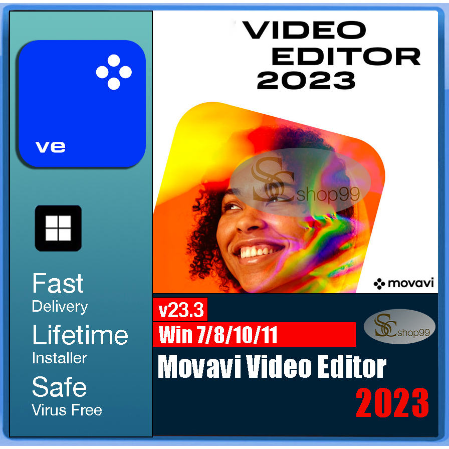 Movavi Video Editor 2023 v23.3.0 l Latest 2023 l Windows Shopee Malaysia