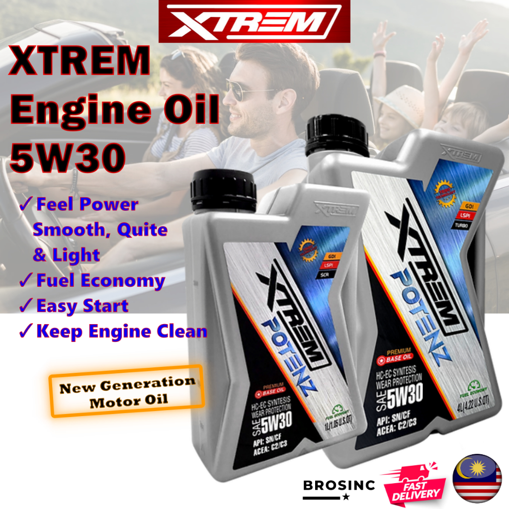 XTREM POTENZ 5W30 4L Fully Synthetic HCEC Engine Oil EXTREME