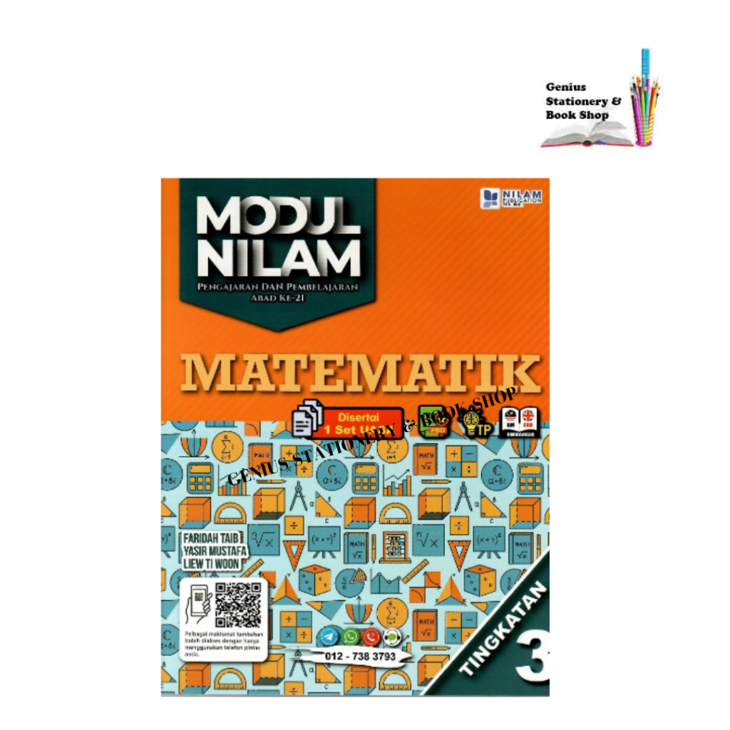 Buku Latihan: Modul Nilam Matematik Tingkatan 3 (2023) Mathematics Form ...