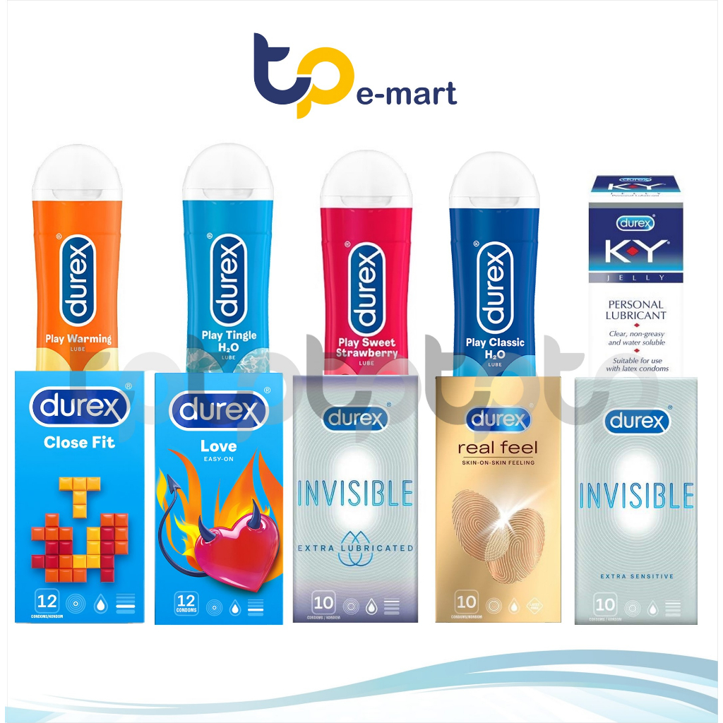 Durex Love /Close Fit/Invisible Sensitive/Invisible Extra Lubricated
